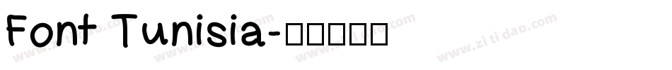 Font Tunisia字体转换